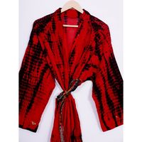 Ensemble de vêtements d'intérieur élégants pour femme, en coton doux, séchage rapide, respirant, longueur intégrale, imprimé tie-dye, collection Printemps, idéal pour les cadeaux de bain