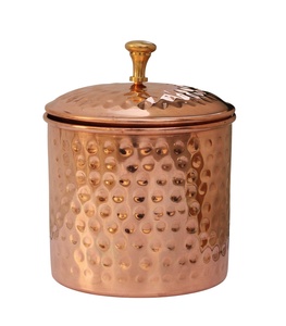 Enfriador de cobre para vino y champán, cubo de hielo enorme y tamaño personalizado para 1 botella - Product Image 4