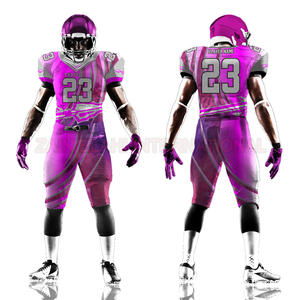 Fabrication pakistanaise d'uniformes de football américain de marque pour adultes - Respirants, grandes tailles, 100% polyester, service personnalisé - Product Image 2