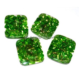 Piedras curativas de Jade verde, conjunto de piedras de Reiki Usai, para protección EMF - Product Image 1