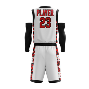 Costume de basket-ball Double face, respirant et à séchage rapide, professionnel, vente en gros, uniforme de sport pour hommes - Product Image 2