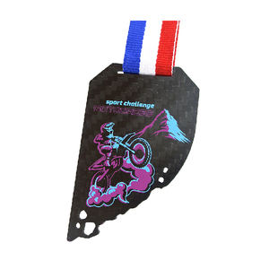 เหรียญคาร์บอนไฟเบอร์กีฬาคุณภาพสูงที่กำหนดเอง - Product Image 2