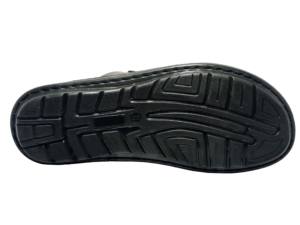 Tongs modernes décontractées en PU avec sangle de couverture ronde, pantoufles quotidiennes pour hommes pour toutes les saisons, nouvelle tendance pour garçons - Product Image 3