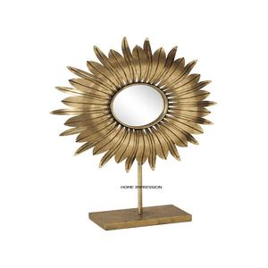 New Sunflower Aluminium <b>Mirror</b> Wall Sculpture Handmade Wedding Centerpiece Home Decorative Designer Reasonable Price - Product Image 1