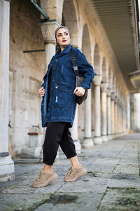 Nouvelle saison Veste en jean pour femmes Vêtements islamiques Abaya Kaftan Mode islamique musulmane Qualité turque - Product Image 5