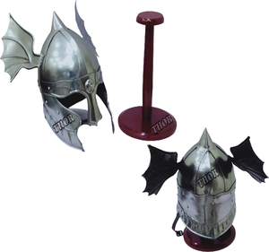 Casco Medieval de acero de calibre 18, armadura pulida de plata, Caballero - Product Image 3