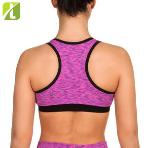 Sujetador deportivo ligero y sencillo, cómodo, de algodón, de tela elástica - Product Image 4