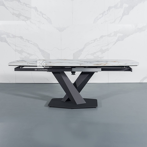 Contemporary Design Modern Wooden Rectangular Dining <b>Table</b> Space Saving & Extendable for Hotel or Apartment Use - Product Image 5