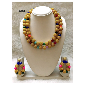 Ensemble de colliers de conception traditionnelle africaine, bijoux de mariée, cadeau Ngalam - Product Image 1