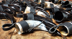Natural Drinking Horn หนังผู้ถือ/ไวกิ้งฮอร์น - Product Image 3