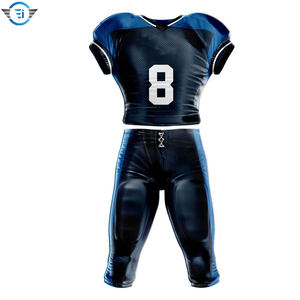 Maillots de football américain 2023 unisexes, grandes tailles XL 32, équipes américaines, logo personnalisé, couleur personnalisée, anti-UV, séchage rapide, haute qualité, coutures soignées - Product Image 5