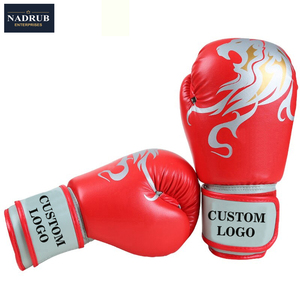 Guantes de Boxeo de Cuero con Logotipo Personalizado al por Mayor, con Cierre de Velcro y Correa para la Muñeca, para Entrenamiento de Boxeo y Combate - Product Image 5