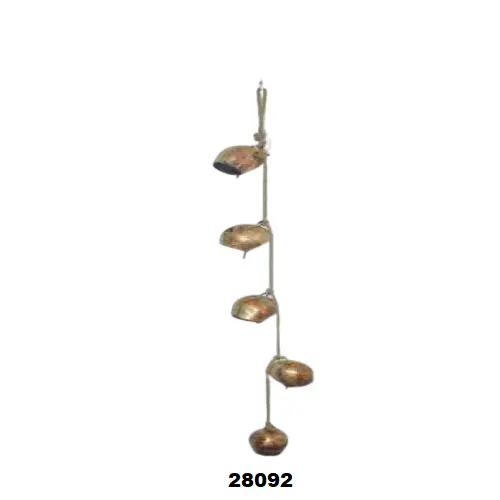 Латунные ветряные колокольчики, новый стиль, идеальная Настройка, музыкальные колокольчики коринтийского цвета, бамбуковые ветряные колокольчики