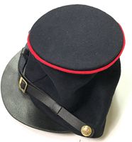 Visera Personalizable de Alta Calidad con Diseño Confederado Estadounidense CS OEM, Gorras Kepi Unisex de Reproducción Americana
