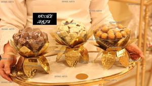 Set of 3 Pure Iron <b>Chocolate</b> Serving Bowl for Home Hotel and Restaurant Use Dessert Dates Serving Bowl in Bulk - Product Image 4