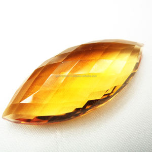 อัญมณีซิทรินเจียระไนคุณภาพดีที่สุด งานฝีมือประณีต ราคาขายส่ง อัญมณีซิทรินเจียระไนแบบหลวม - Product Image 2