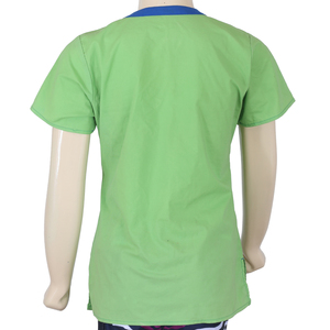 2024 conjuntos de uniformes de tela de algodón de Color sólido al por mayor trajes de mujer - Product Image 2