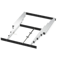 Glissière de table à manger à extension complète en alliage d'aluminium anodisé 6061, roulement à billes, capacité de charge 80 kg, cuisine, salon
