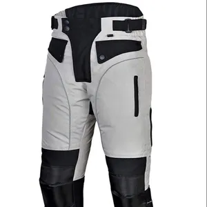 Водонепроницаемые ветрозащитные мотоциклетные брюки 600d черного цвета со съемной защитой CE