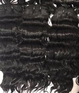 Extensions de cheveux indiens vierges Remy faisceaux de trame à double tirage et fermeture vague profonde bouclée naturelle vague de corps 100% cheveux humains - Product Image 4