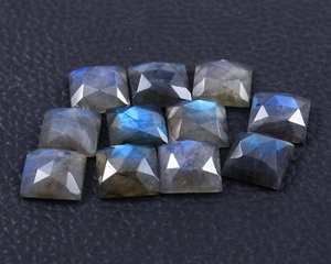 หินลาบราดอไรต์ธรรมชาติพลอยเหลี่ยมเพชรพลอยเหลี่ยมเหลี่ยมขนาด6ถึง25มม. - Product Image 1