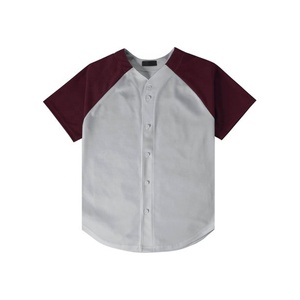 Haute qualité unisexe Baseball Softball Jersey personnalisable blanc deux couleurs colorant Sublimation chemise meilleur Softball Baseball porter - Product Image 2