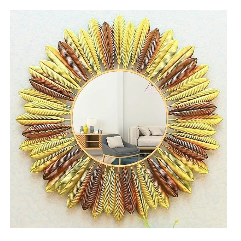 Vendita calda specchio da parete decorazione specchi da parete all'ingrosso decorazioni per la casa moderna migliore qualità decor specchi da parete soggiorno