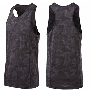 Camiseta deportiva sin mangas para hombre, chaleco transpirable de poliéster, color sólido, para gimnasio y musculación - Product Image 1