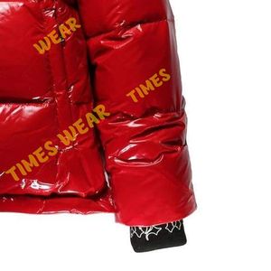 เสื้อโค้ทบุนวมสีตัดกันสำหรับผู้ชายเสื้อแจ็คเก็ตขนเป็ดไนลอนเสื้อโค้ทกลางแจ้งมีฮู้ดให้ความอบอุ่นสำหรับฤดูหนาว - Product Image 4