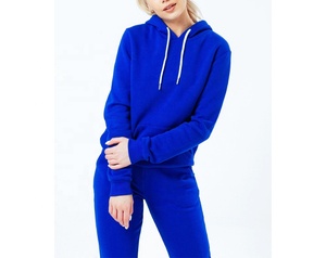 Conjunto de ropa de calle para mujer, Jersey de manga larga con capucha, sudadera, pantalones para correr, chándal ajustado, 2 piezas - Product Image 3