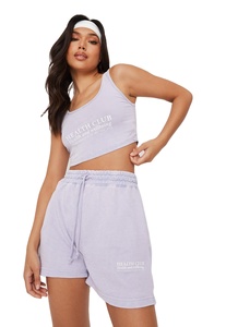 Pantalones cortos estampados para mujer, ropa de entrenamiento, conjunto de sujetador y pantalón corto, conjunto de Top corto para gimnasio, Fitness, ropa de Yoga personalizada, vendedor, novedad de 2022 - Product Image 2