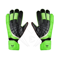 Gants de gardien de but de football professionnels en latex, paume plate, entraînement sportif, logo personnalisé imprimé