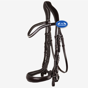 Casque en cuir de qualité supérieure magnifiquement souple et écologique pour casque à double bride saisonnière BRIDLE de forme anatomique - Product Image 1