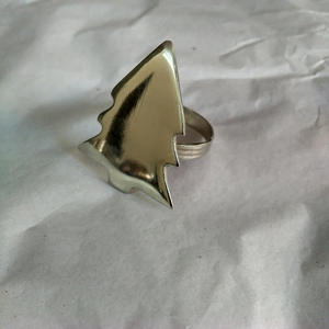 Porte-anneau de serviette en forme d'étoile de Style européen de luxe en argent 2023 décoration de mariage à la main pour une table à la maison ou une fête - Product Image 5