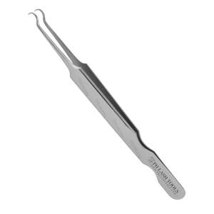 Pincettes professionnelles pour Extension de cils, pince à épiler, nez demi-rond, finition émoussée, avec Design personnalisé, Extension de cils - Product Image 2