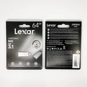 Lexar USB JumpDrive M45 USB3.1 מתכת דיסק און קי (250 mb/s)