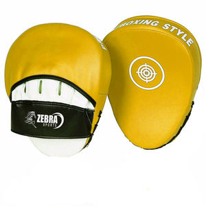 Manoplas de enfoque curvo personalizadas para MMA Muay Thai Kick Boxing-Almohadillas de perforación para entrenamiento objetivo de mano - Product Image 1