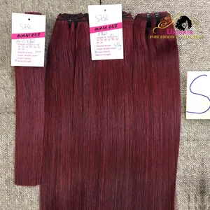 Cukup Restock dengan Jumlah Terbatas Ekstensi Rambut Remy Lurus Tulang Merah Kualitas Terbaik