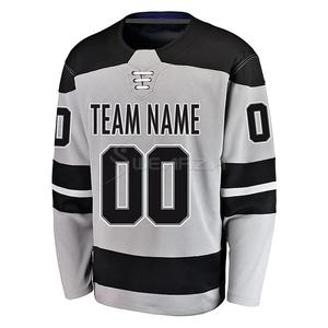 Uniforme de Hockey sobre hielo de alta calidad, ropa deportiva personalizada de nivel superior, para equipos al aire libre, Jersey Grunted, 100% - Product Image 1