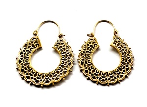 Pendientes de aro de latón bohemio para mujer, joyería de moda de gota geométrica para fiesta, boda, regalo de compromiso, 2021 - Product Image 3