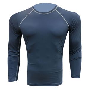 Camiseta de Compresión de Manga Larga para MMA con Logotipo Personalizado de Buena Calidad, Camiseta de Compresión para Grappling para Hombre, Tejido de 160 g, para Uso en BJJ - Product Image 4