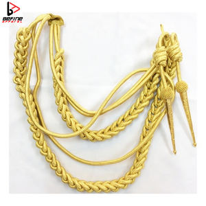 Cordones de hombro de uniforme de oficial al por mayor Cordones de hombro rojos y otros accesorios de uniforme de guardia de honor Cordón de hombro Aiguillette - Product Image 2