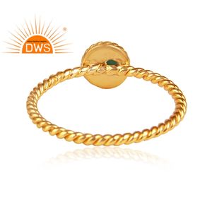 แหวนเงินแท้ 925 ประดับมรกตธรรมชาติคุณภาพสูง ปี 2026 สำหรับผู้หญิง จากผู้ผลิตเครื่องประดับ - Product Image 3