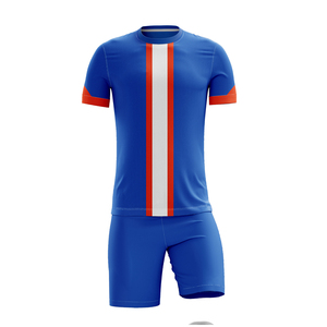 Latest Top Quality Sublimation Soccer Jersey Best Quality Cheap Soccer Uniforms Unique Soccer Jersey Shirt and Shorts For Men - Product Image 2