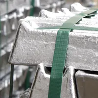 ISO Diakui Ingot Aluminium Kemurnian Ingot Aluminium dengan Kemurnian 99.7%