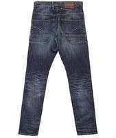 Pantalones Vaqueros Personalizados Ecológicos para Hombre, Corte Slim, Cintura Media, Elásticos, Rectos, Lavado a la Piedra, Diseño Sólido