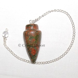 Meilleur vendeur de pendules en unakite : Pendules en unakite à vendre - Product Image 1