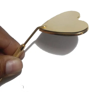 Custom Logo Heart-Shape Stainless Steel Eyelash Extension <b>Mirror</b> Personalized Makeup Accessory Tool Competitive Cosmetic <b>Mirror</b> - Product Image 4