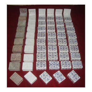 Boîtes à bijoux en marbre, nacre et pierre de savon sculptées, prix de gros - Product Image 1