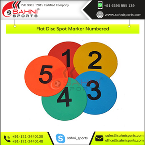 Conos de disco planos redondos con números, marcadores de punto para entrenamiento de agilidad y velocidad, venta al por mayor - Product Image 3
